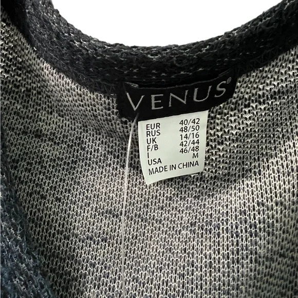 Ombré Top with Silver Embellishments size M - Picture 3 of 5